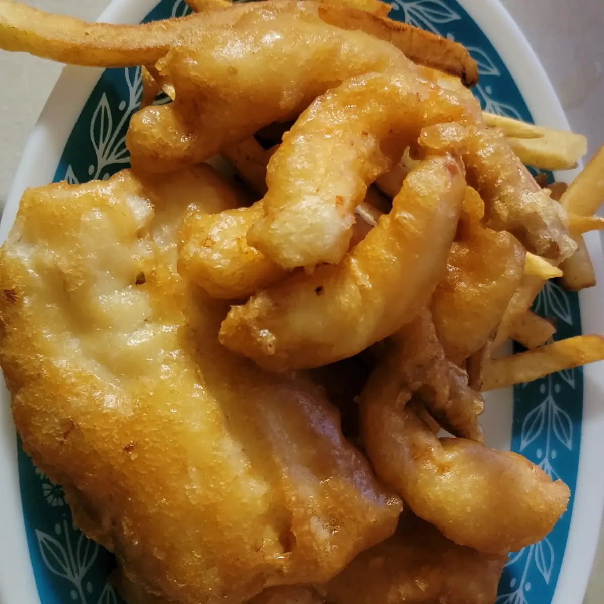 Fish and Chips and Shrimp