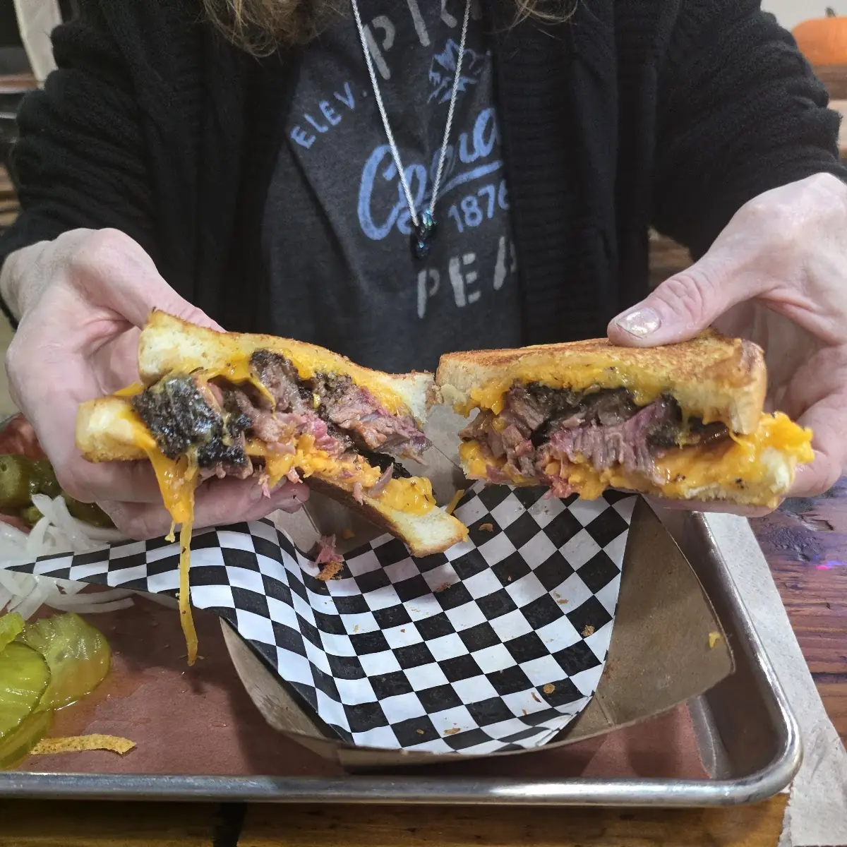 Brisket Grilled Cheese