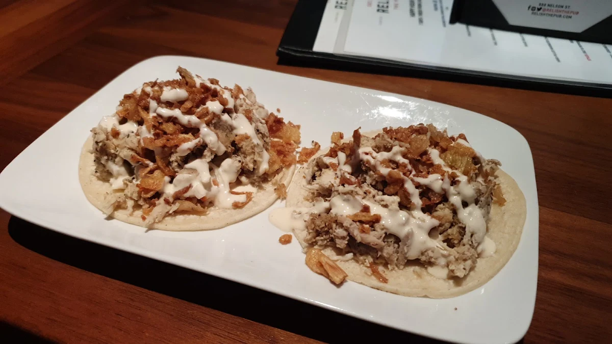 Chicken Tacos, Relish The Pub