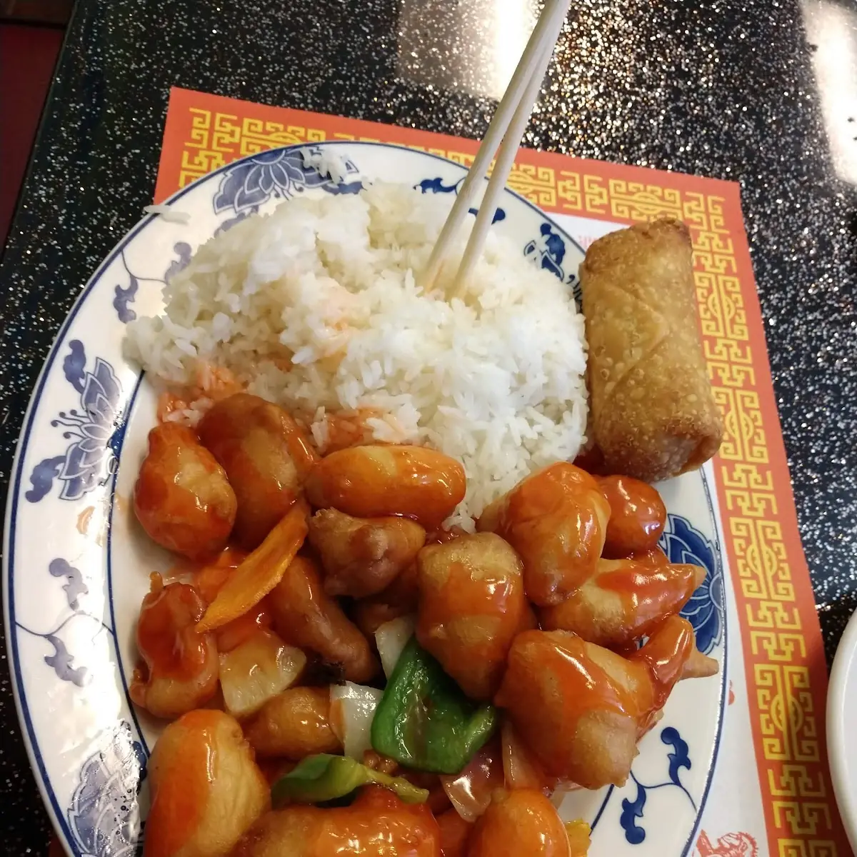 Sweet and Sour Chicken with Mixed Vegetables