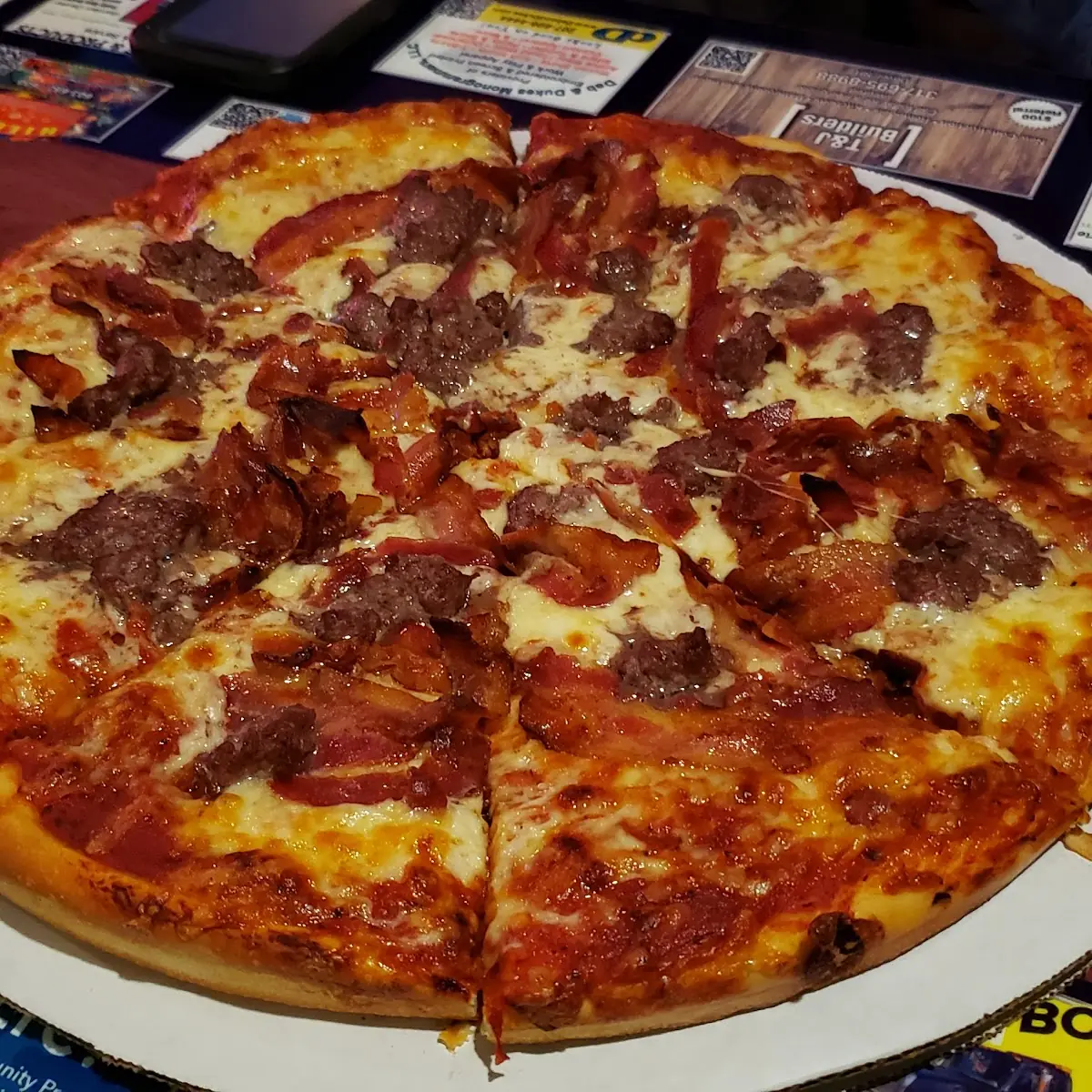 Bacon Cheeseburger Pizza Bacon and Burger Only not Like a Cheeseburger Pizza
