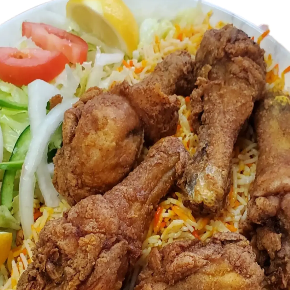 Fried Chicken & Briyani Rice