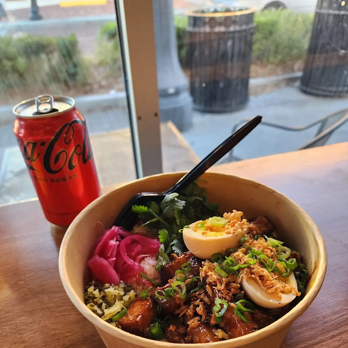 Lacquered Pork Belly Bowl