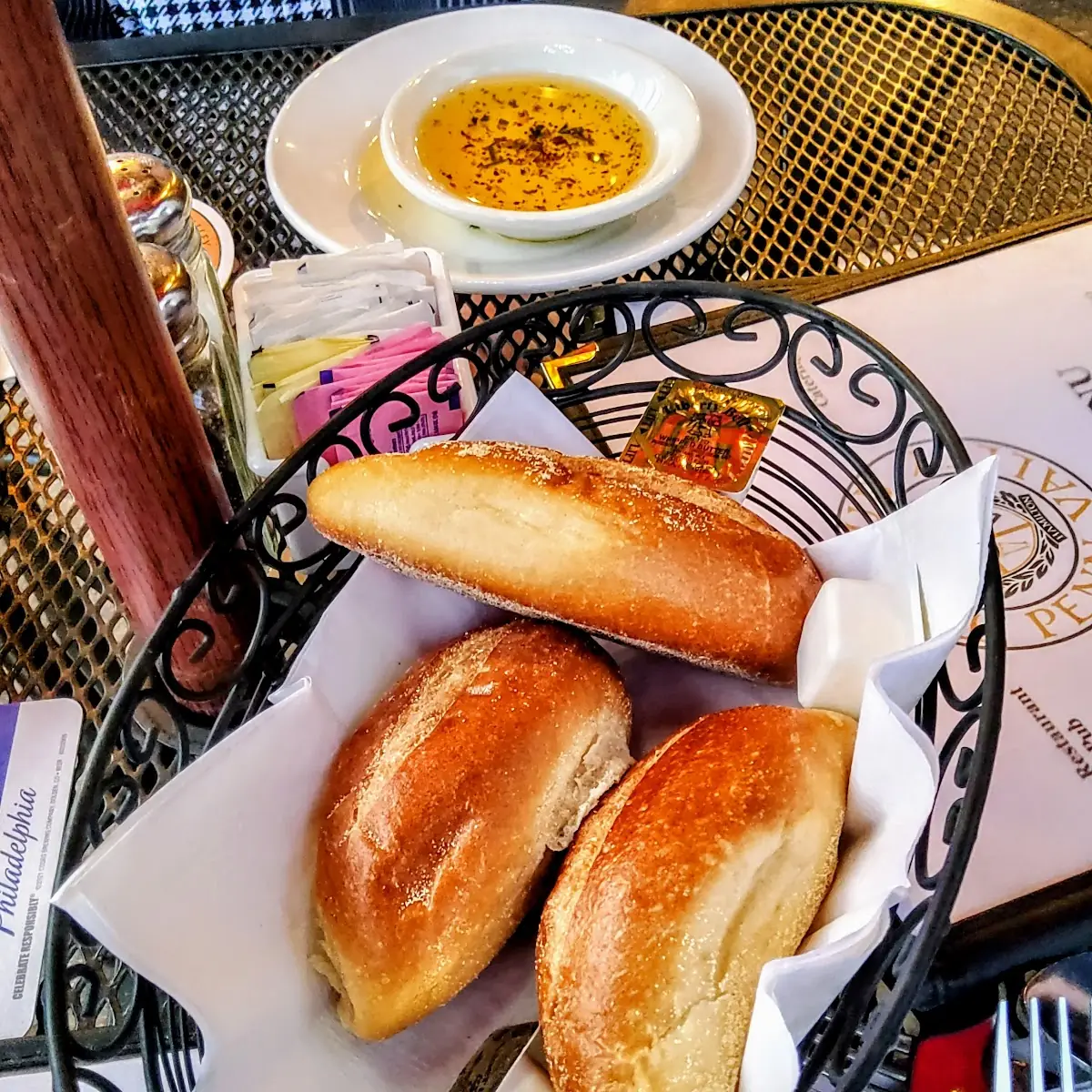 Bread Basket and Oil