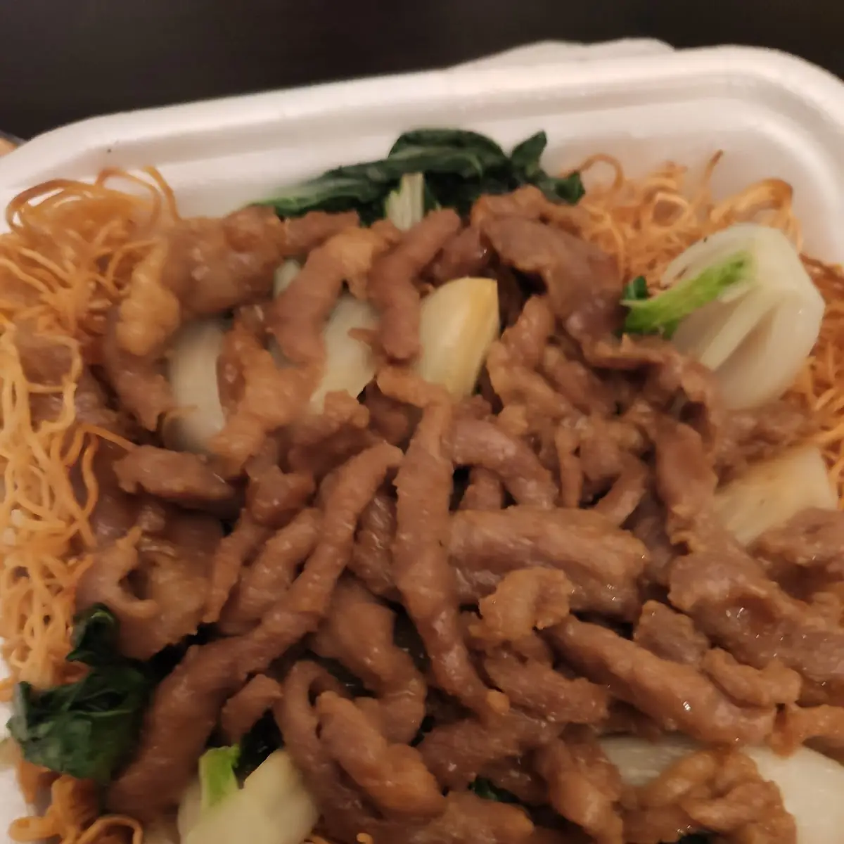 Assorted Meat Crispy Pan-Fried Noodles