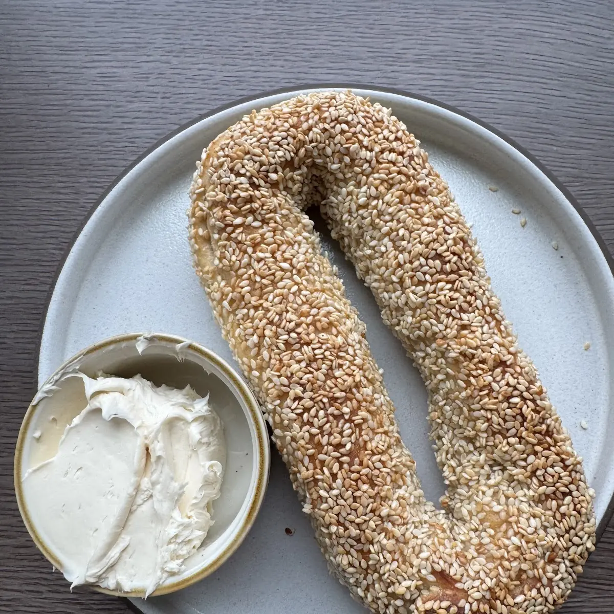 Jerusalem Bagel with Cream Cheese
