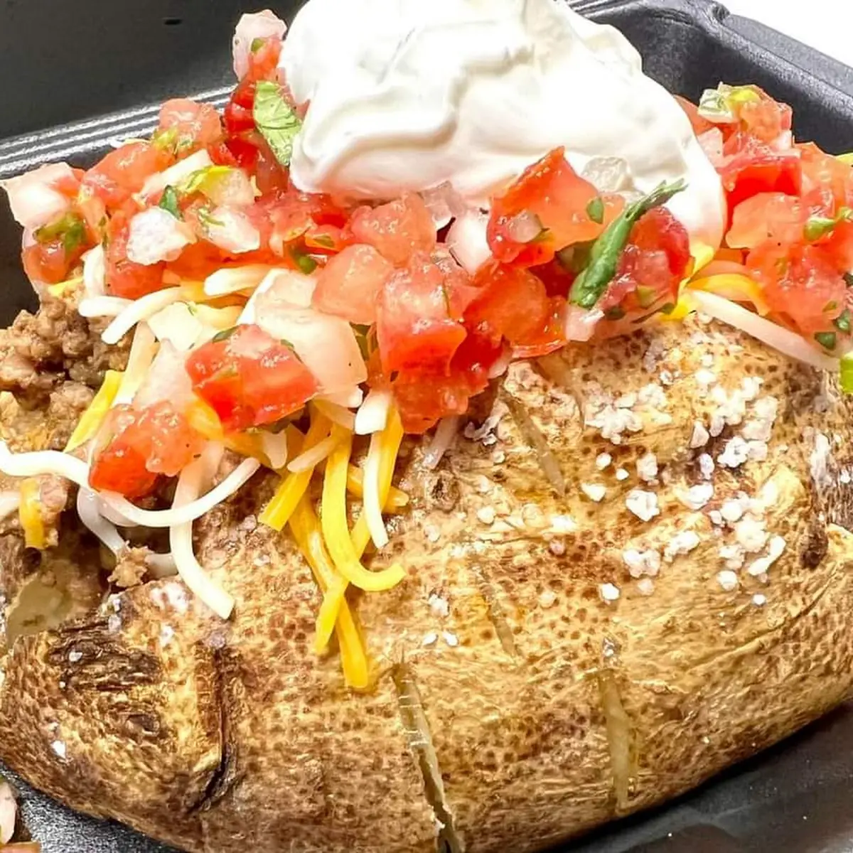 Loaded Taco Baked Potato