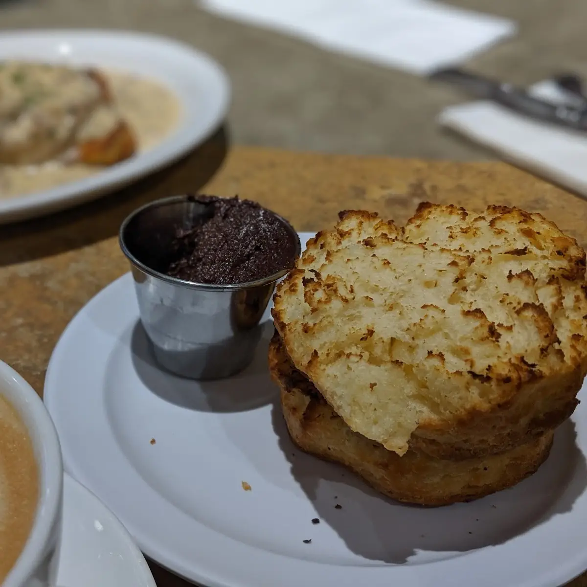 Buttermilk Biscuit and Latte