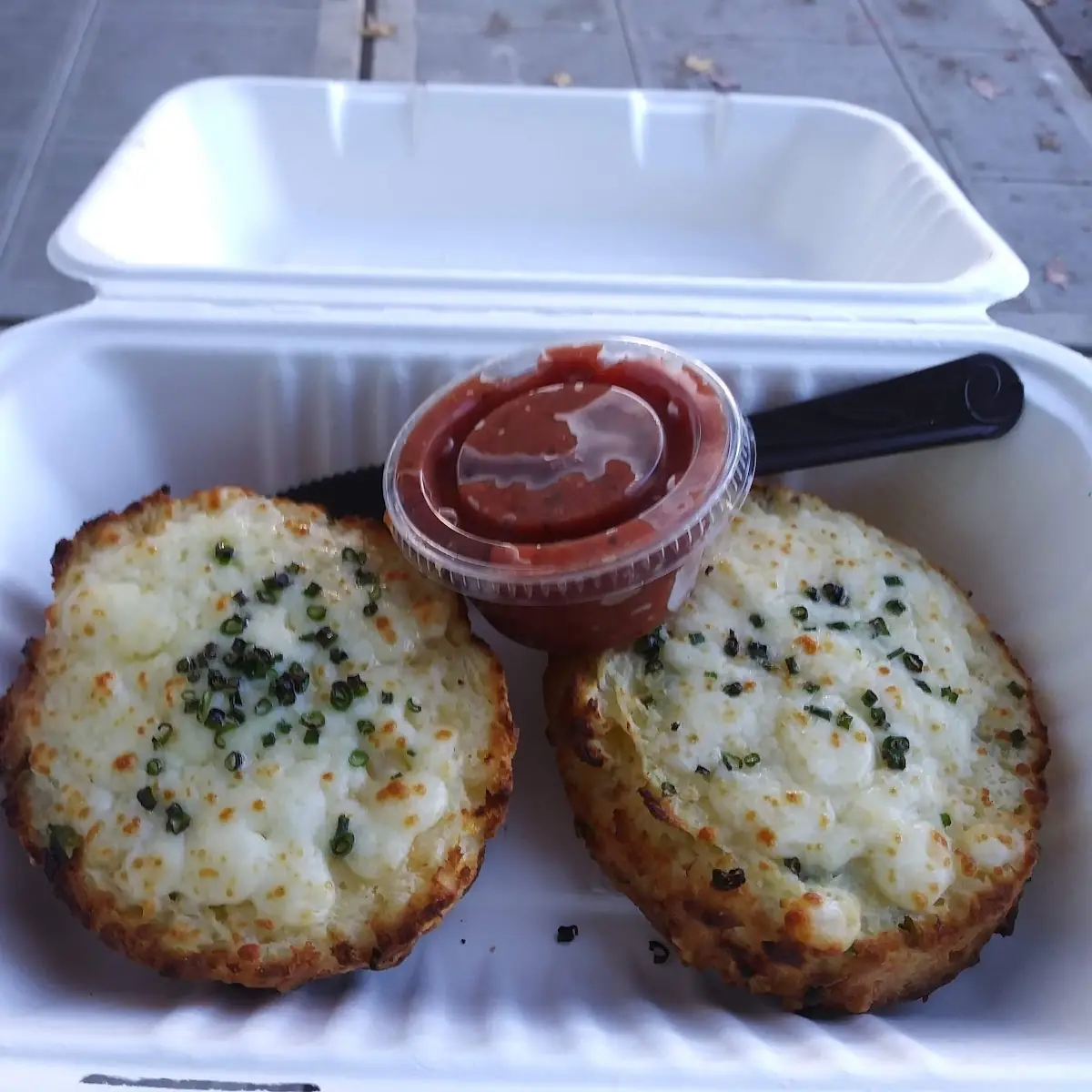 Cheese Biscuit and Tomato Jam