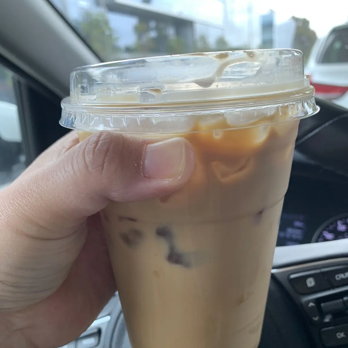 Ice Honey Lavender Oat Milk Latte