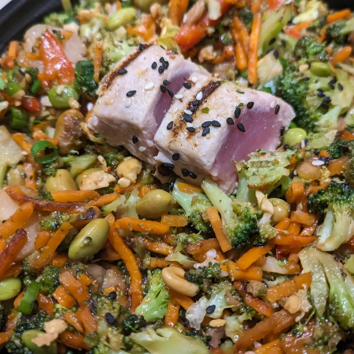 Tuna and Stir Fried Vegetables