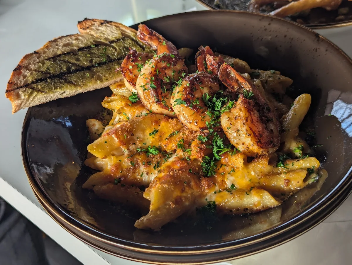 Shrimp Mac and Cheese, EXIT Lounge