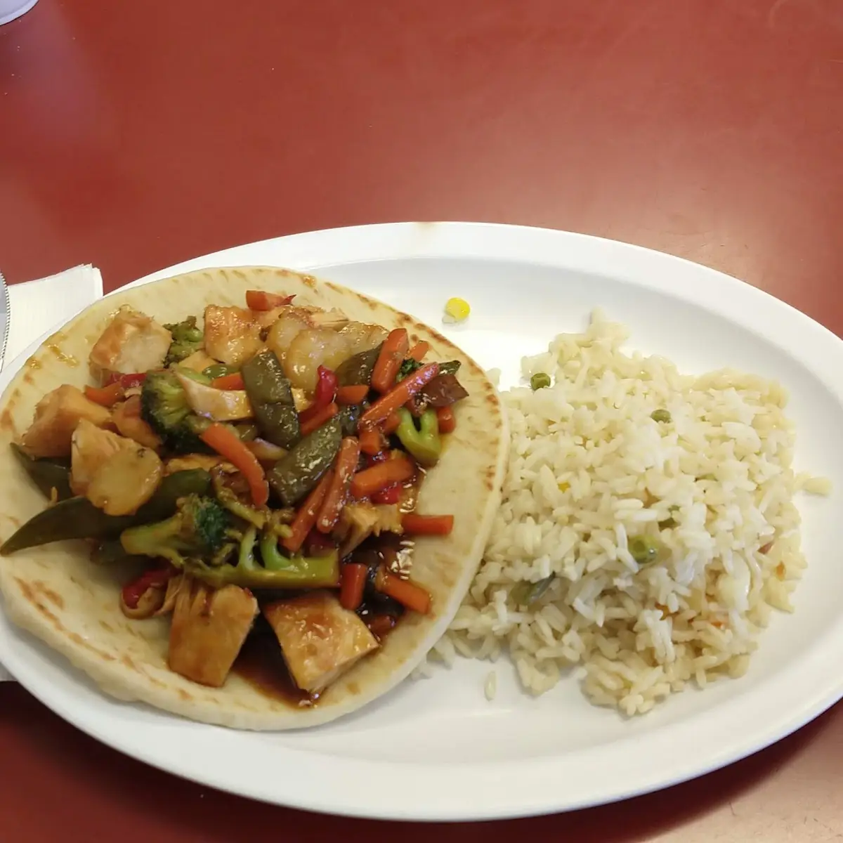 Stir Fry Pita Bread