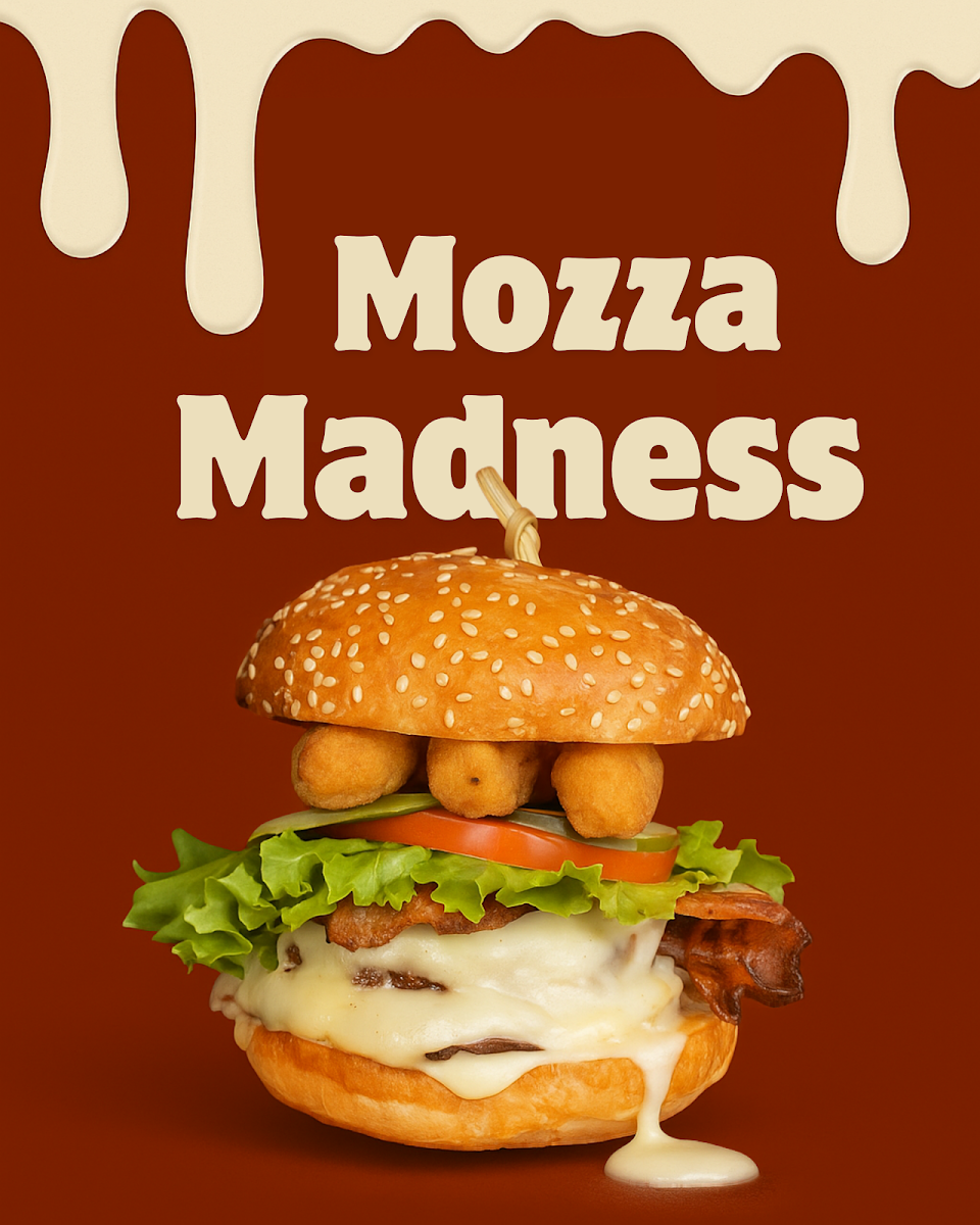 Mozza Madness Burger