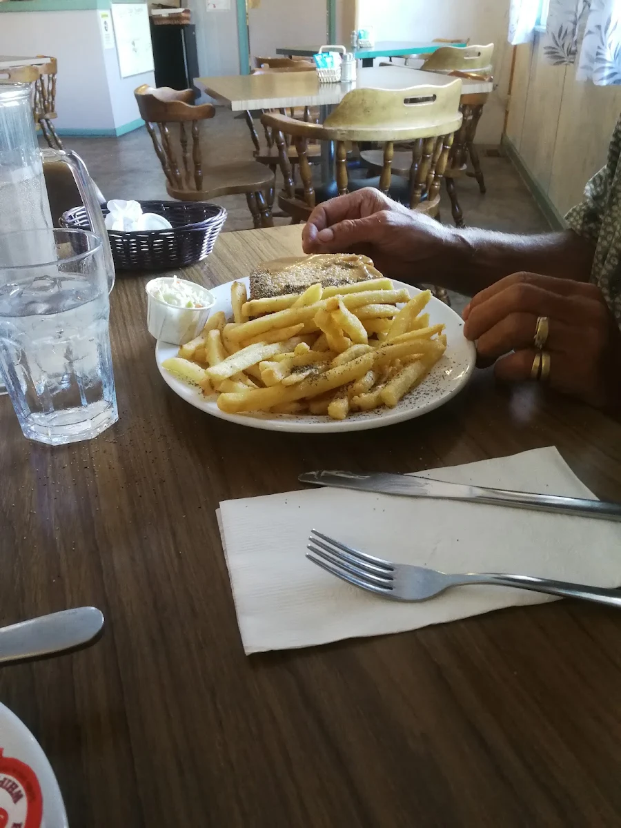 Hot Hamburger Steak, Crossroads Restaurant