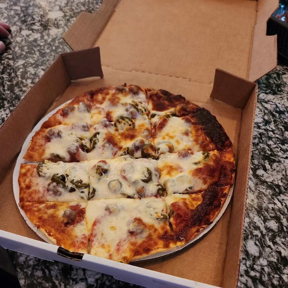 Sausage and Pepperoni Pizza