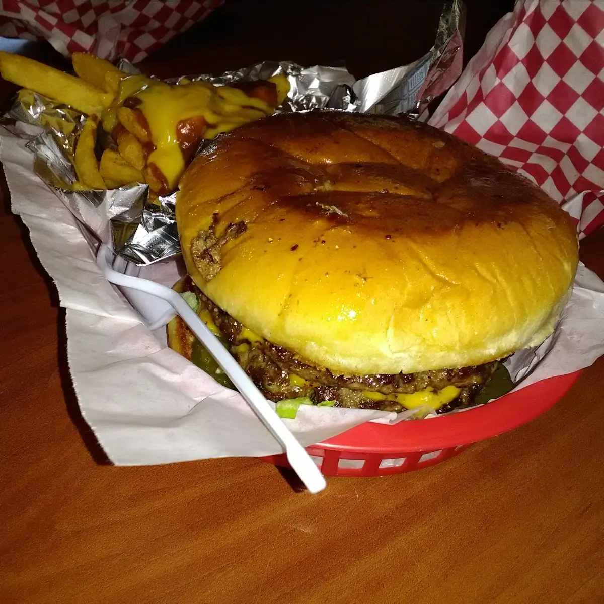 Superman Burger and Fries
