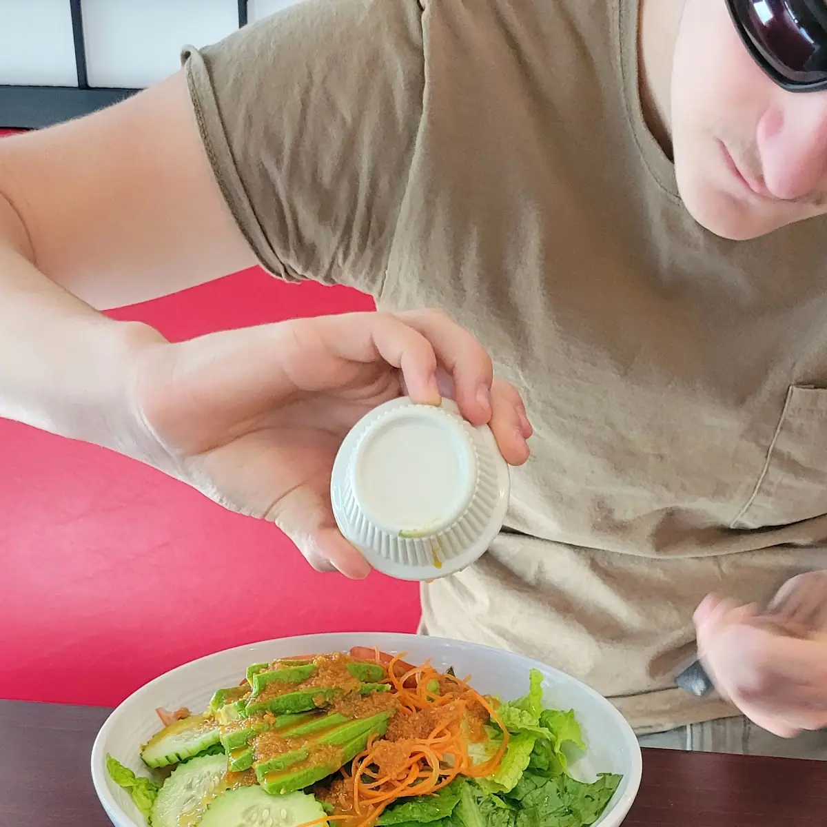 Salad and Miso Soup