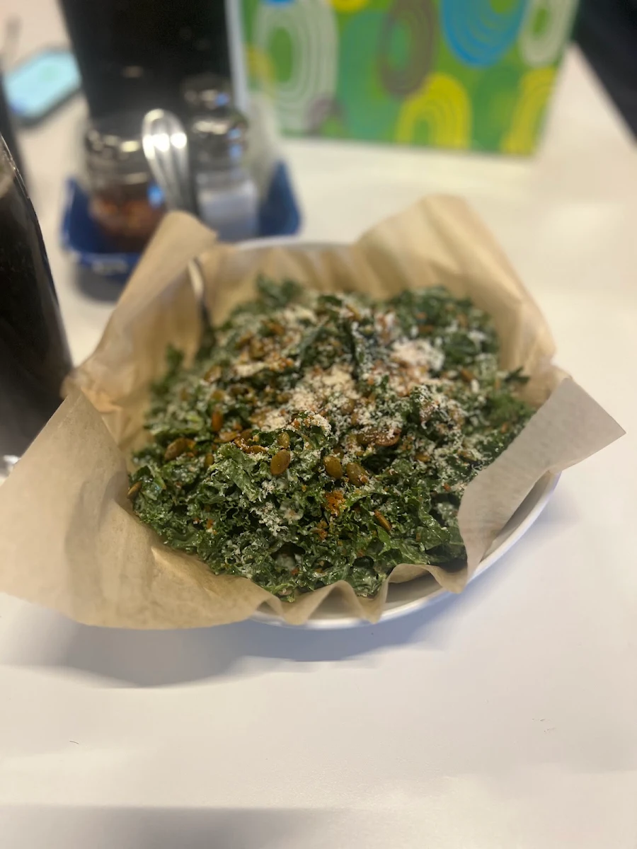 Lemon Garlic Kale Salad