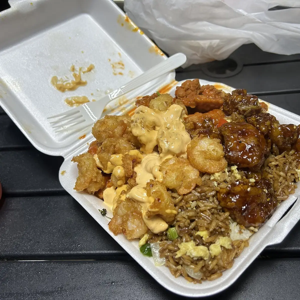 Chicken with Broccoli Teriyaki Chicken Pork Fried Rice