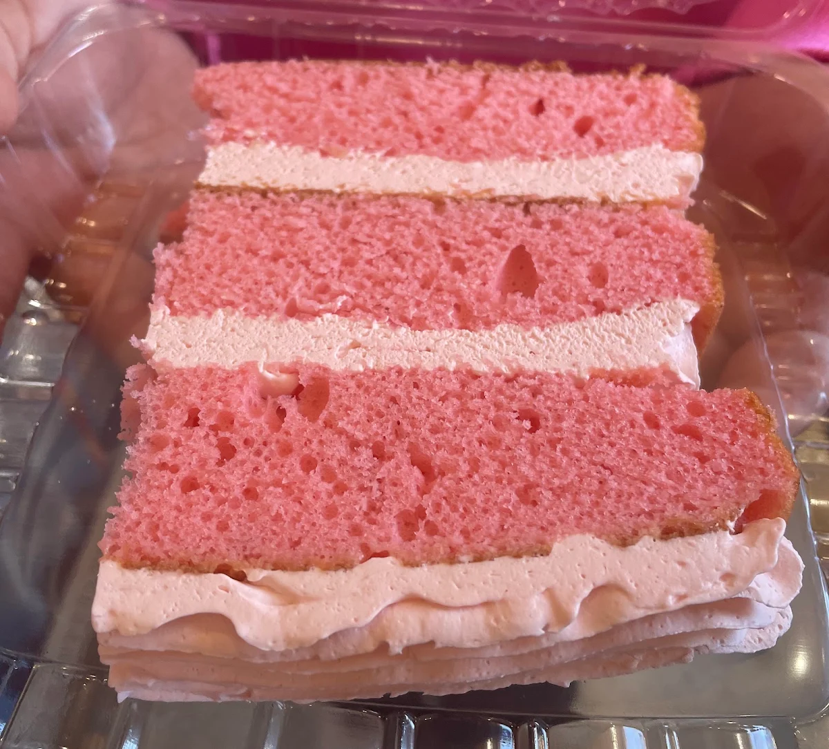 Strawberry Cake Slice