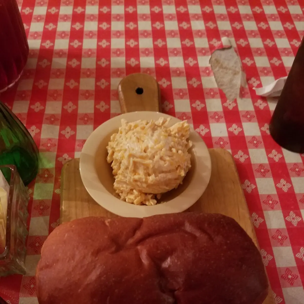 Homemade Bread and Cheese Spread