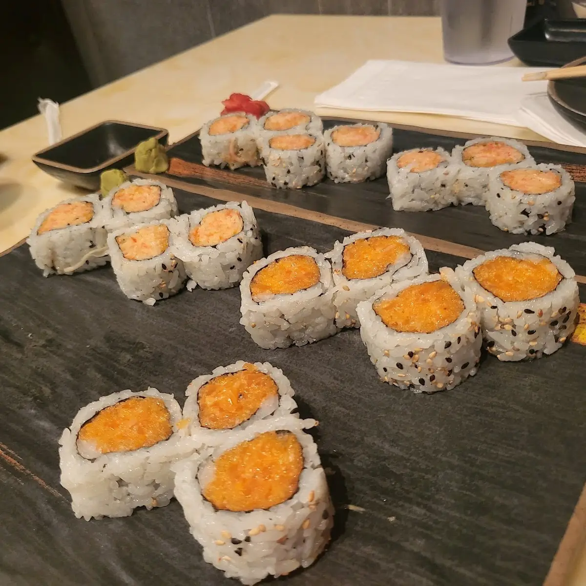 Spicy Tune and Spicy Crab Roll