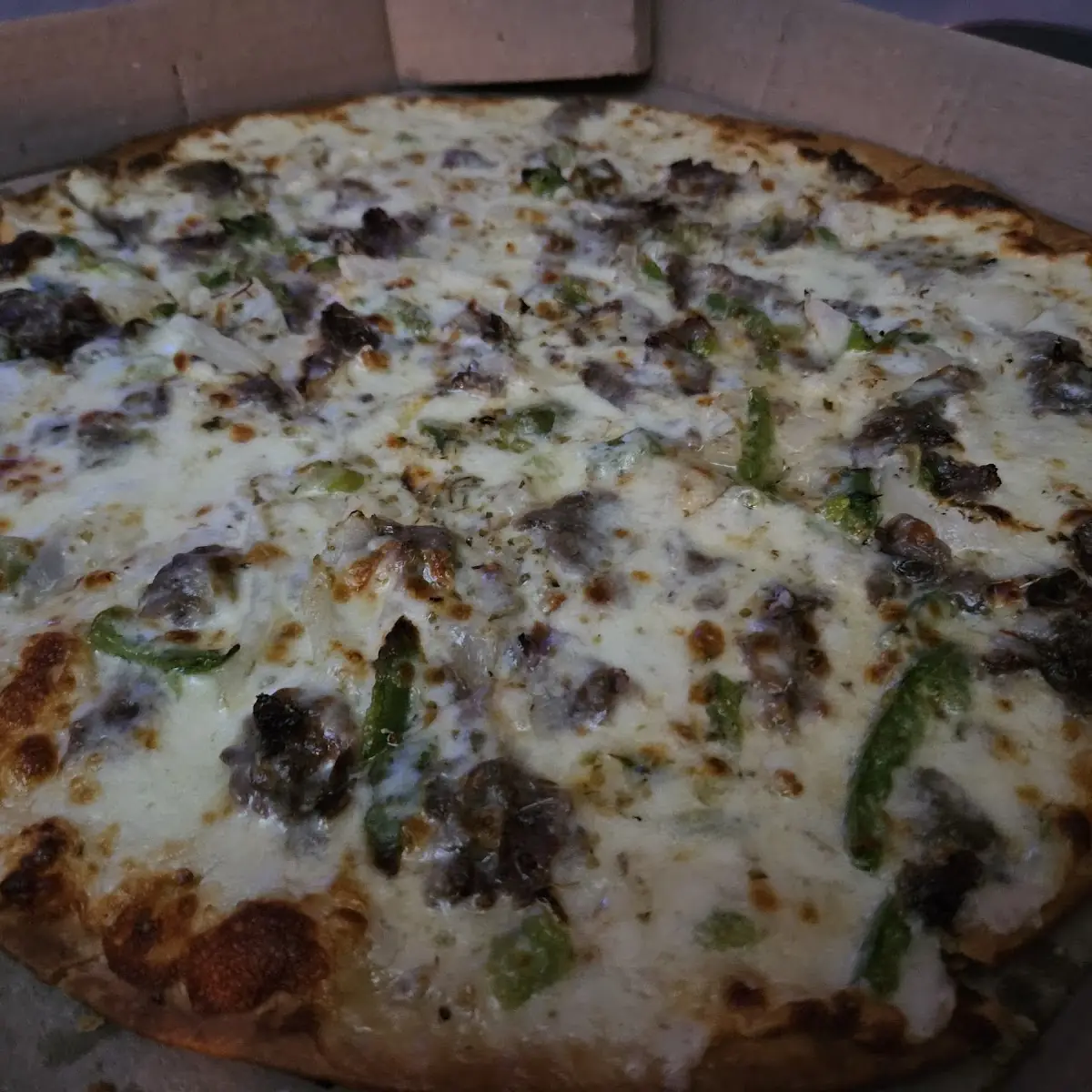 Philly Cheesesteak Pizza