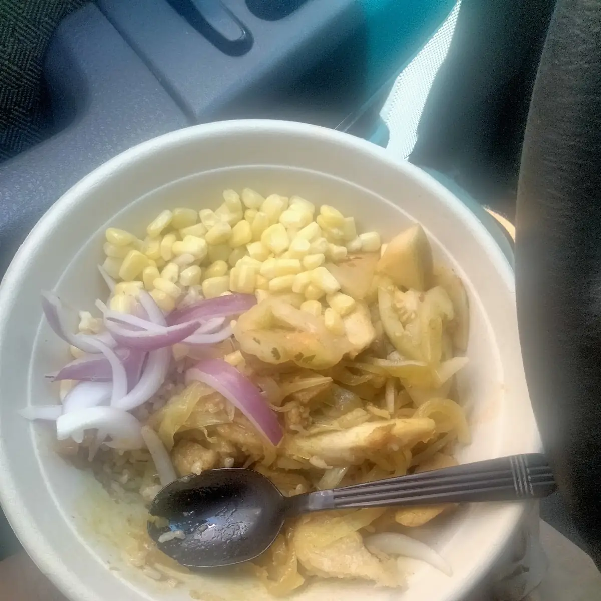 Brown Rice Curry Chicken Rice Bowl