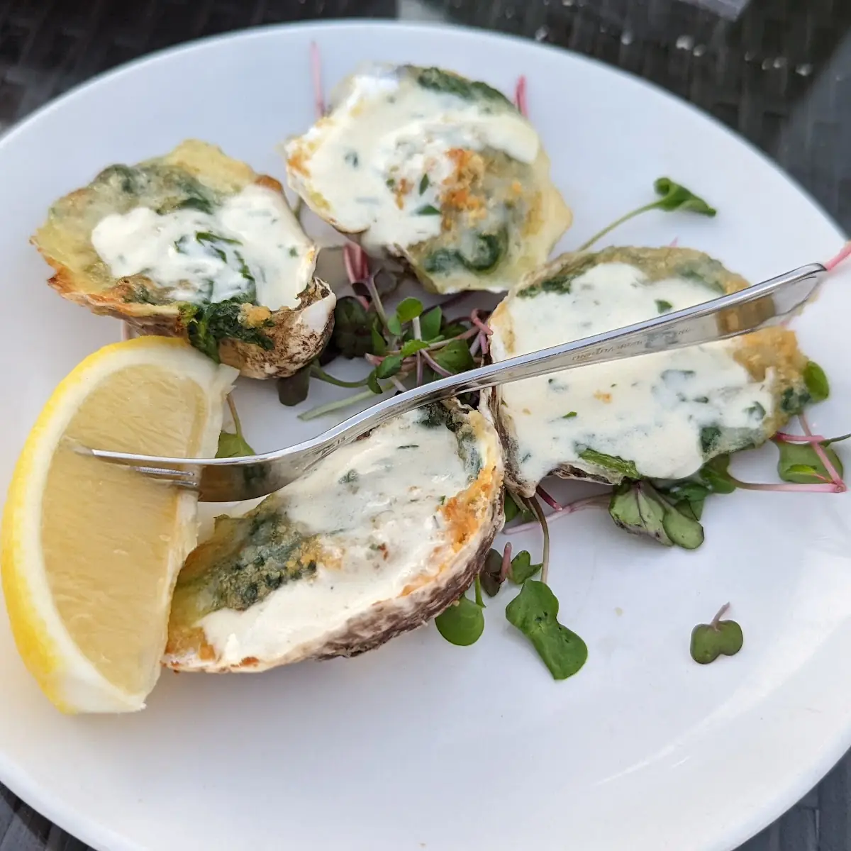 Oysters Rockefeller