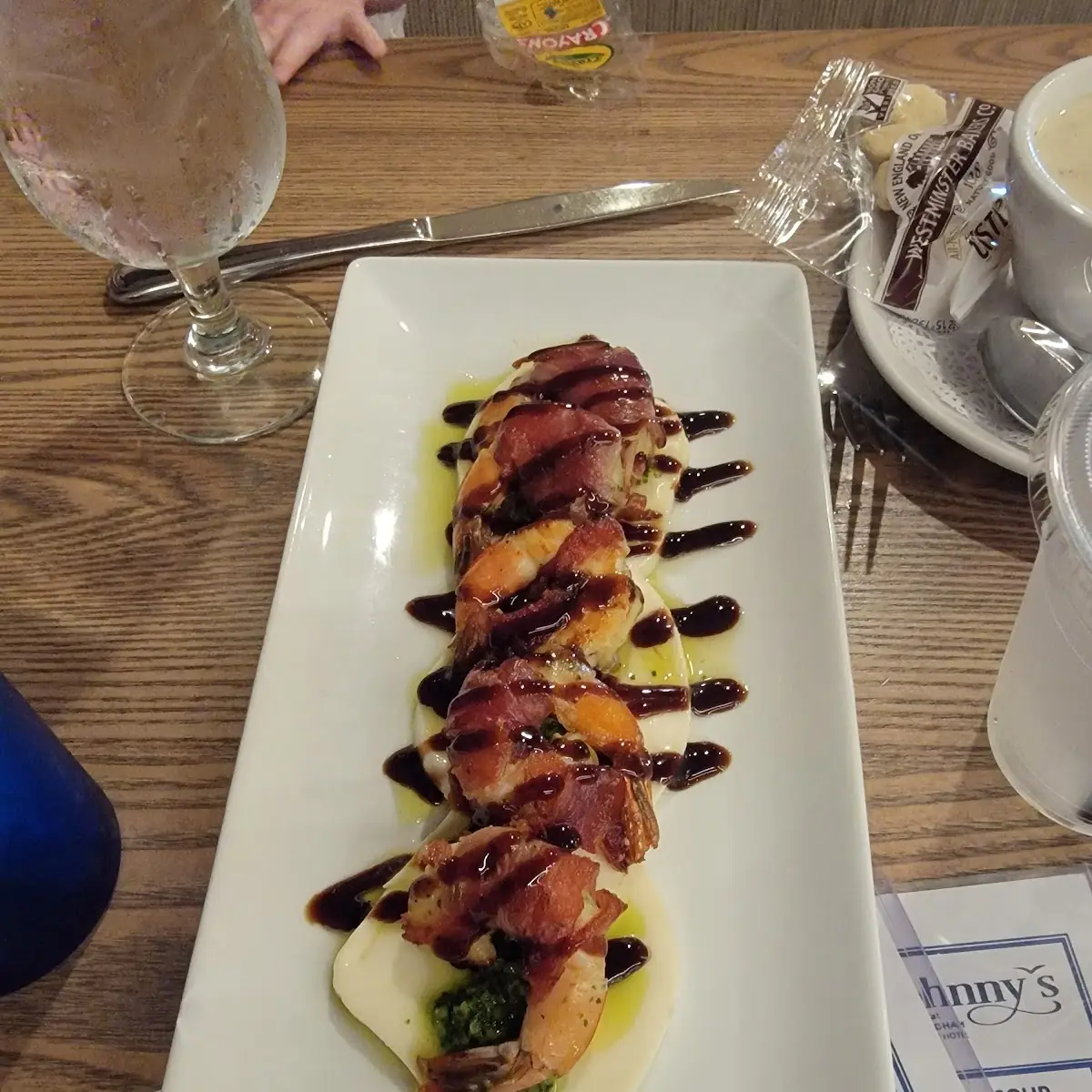 Blackened Salmon BLT Wrap