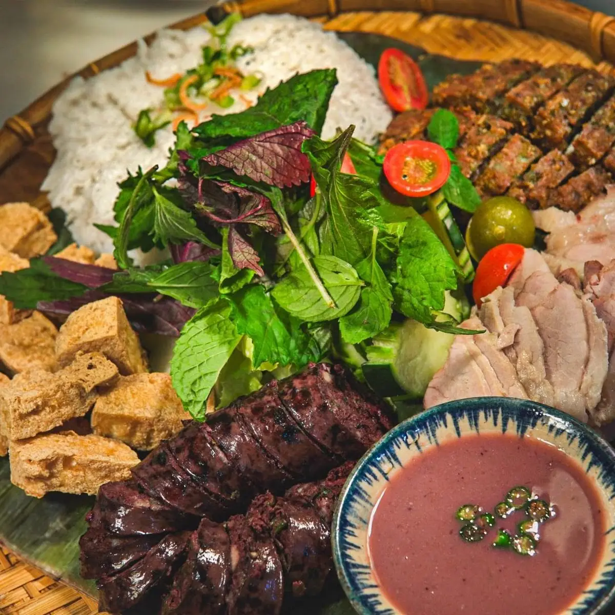Ha Noi Sampler Bún Đậu Mắm Tôm Gf