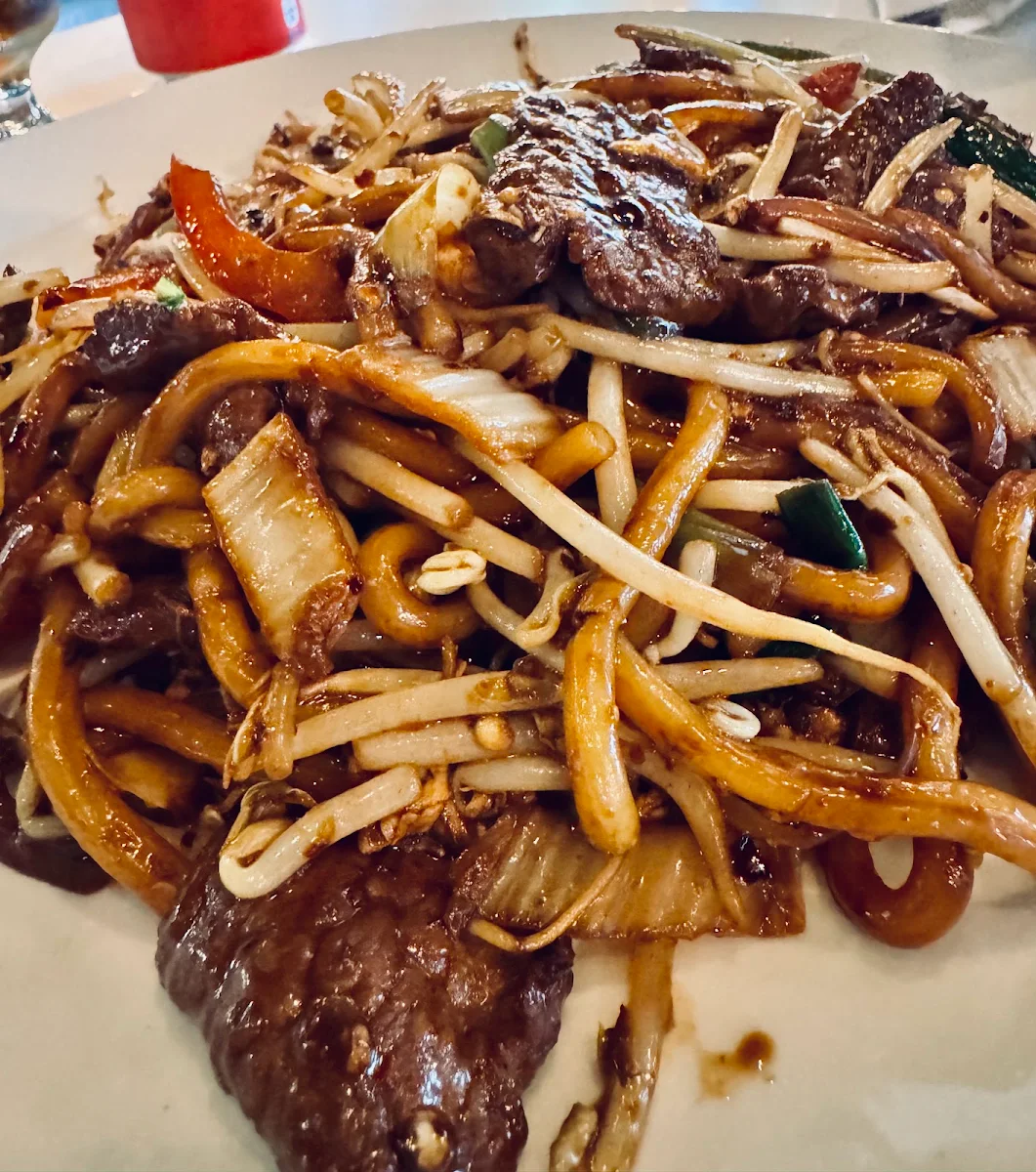 Stir-Fried Beef with Udon Noodles