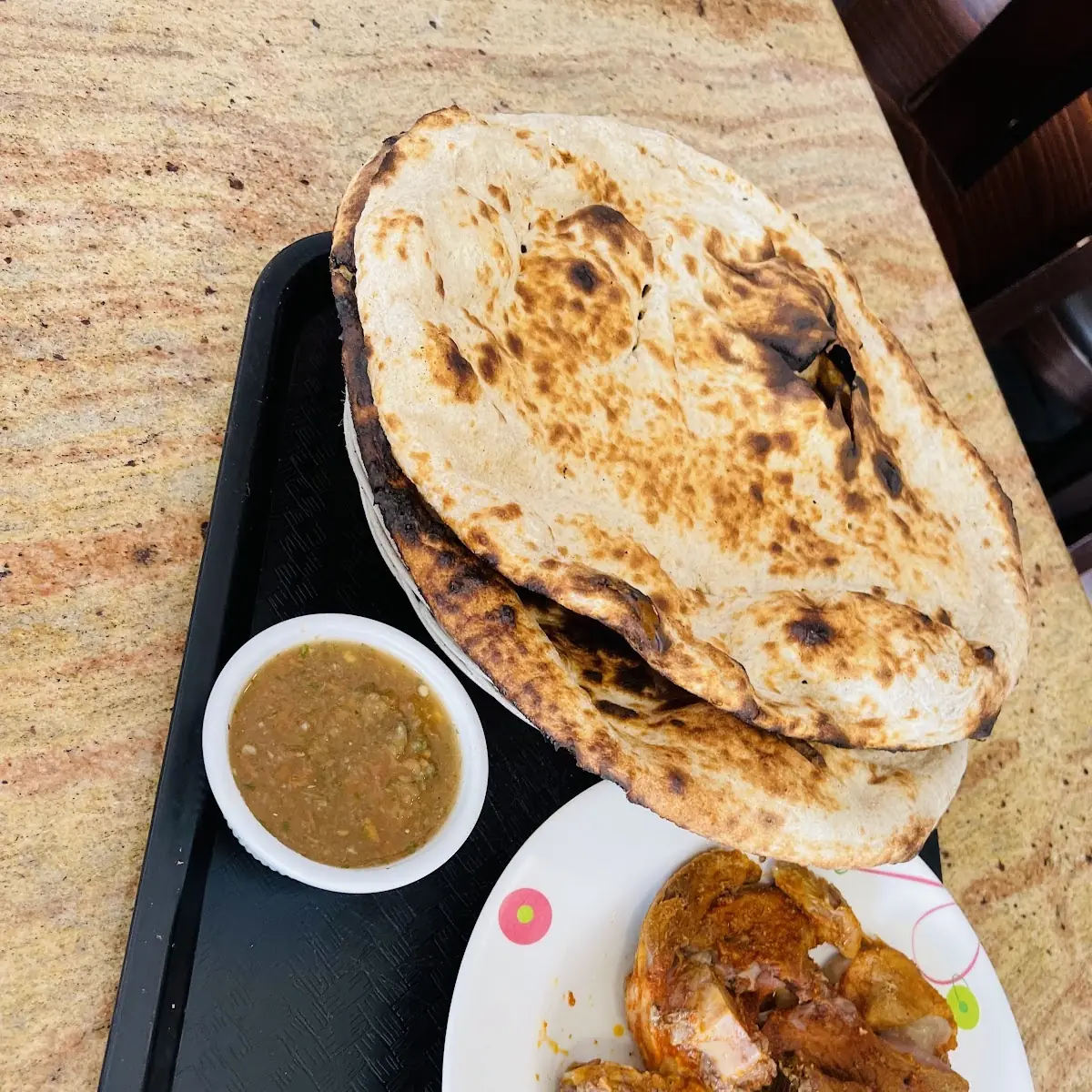Lamb Curry with Bread Pudding