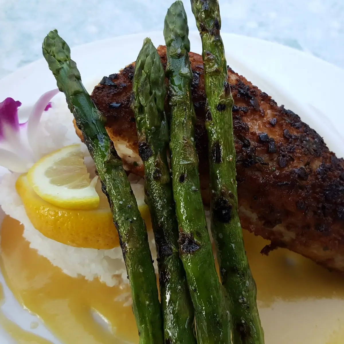 Miso Glazed Halibut