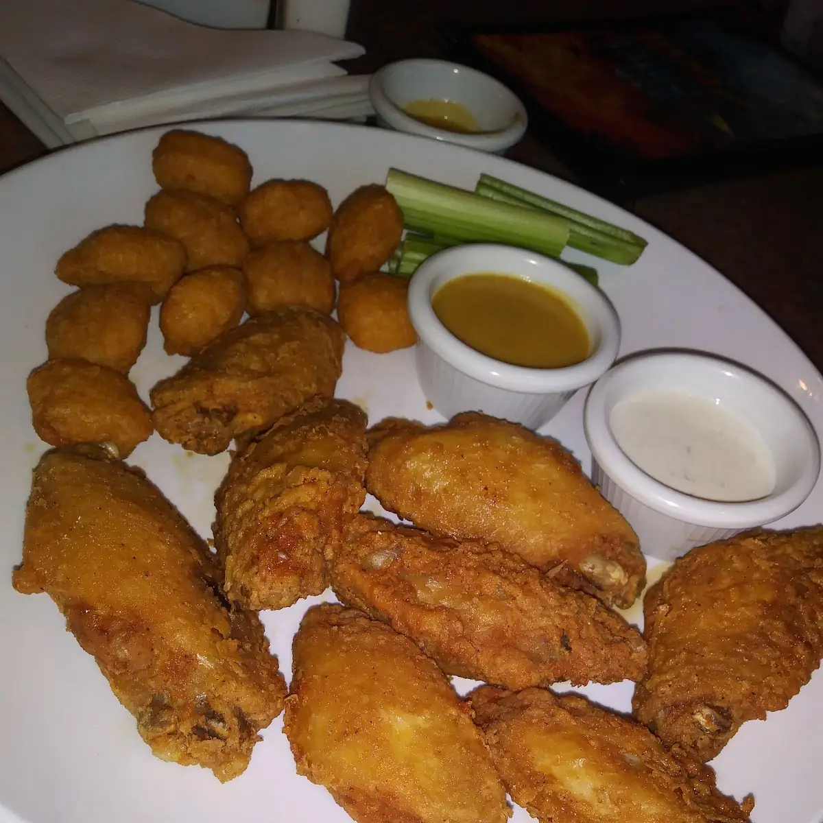 Battered Fried Chicken Wings
