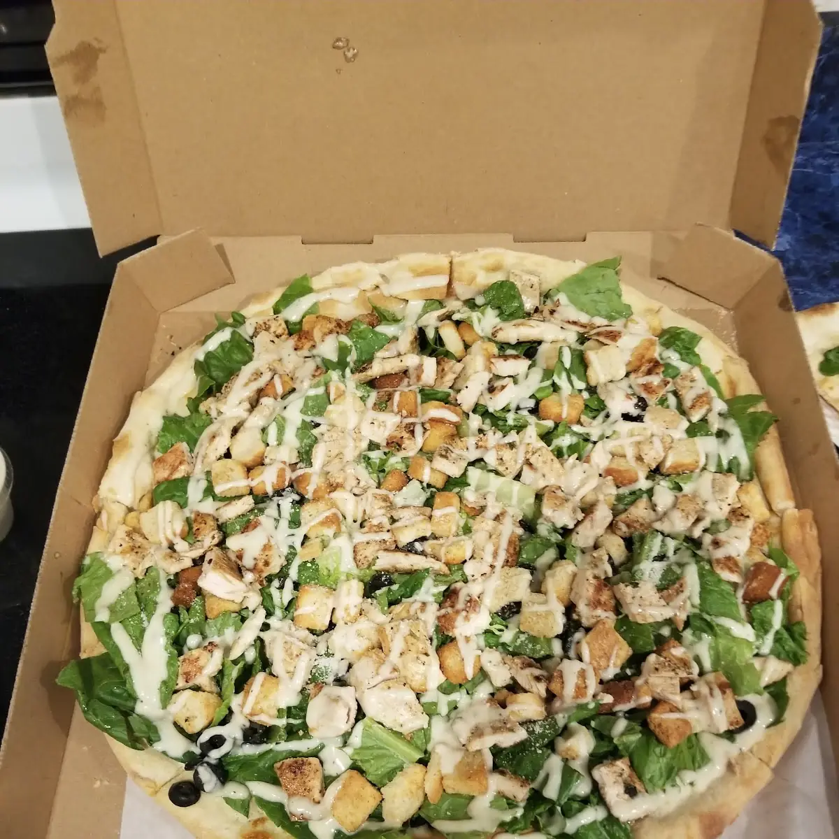 Chicken Caesar Pizza