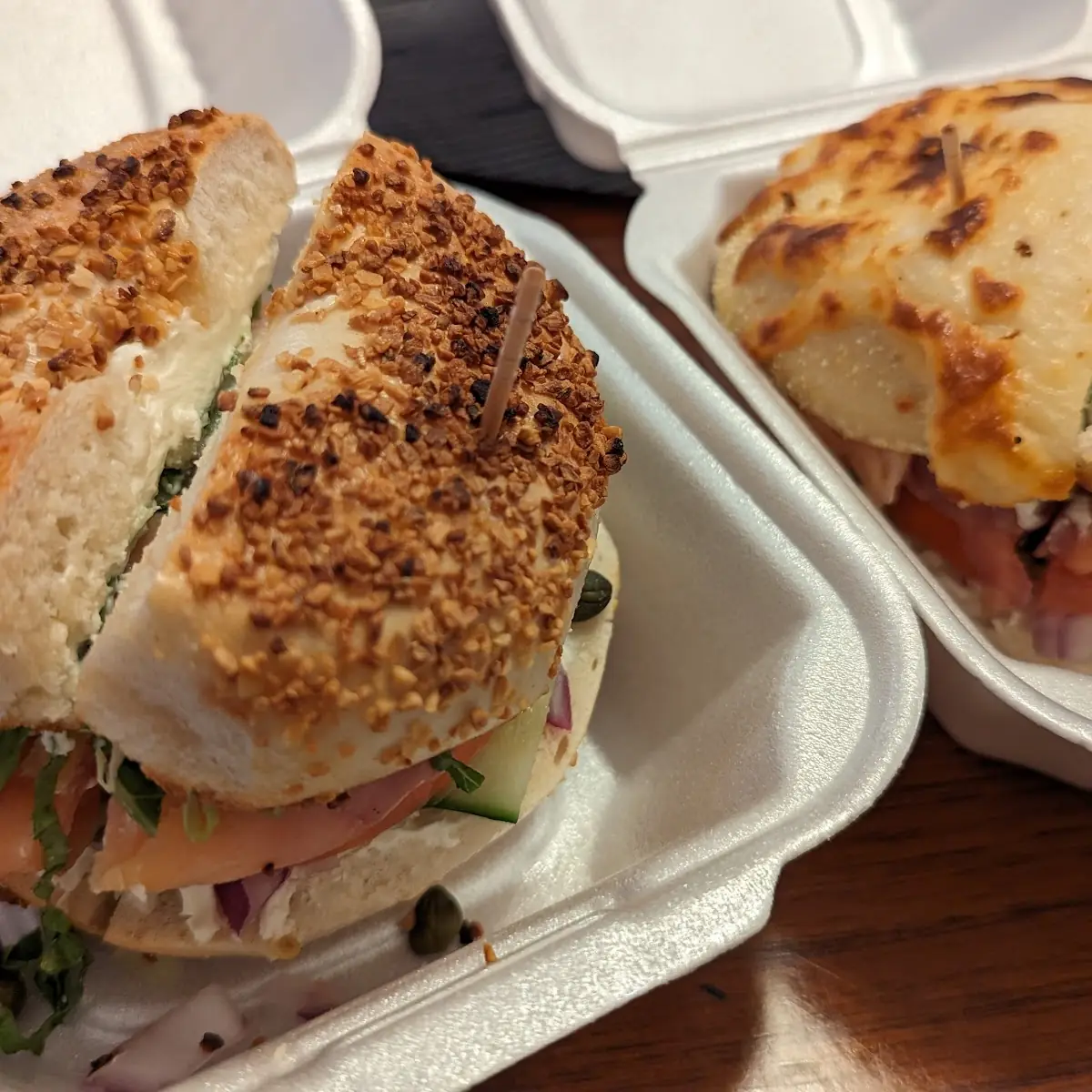 Lox Bagel Sandwich