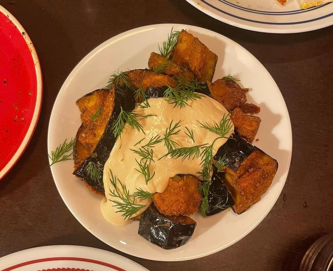 Fried Eggplant, Emma's Snack Bar