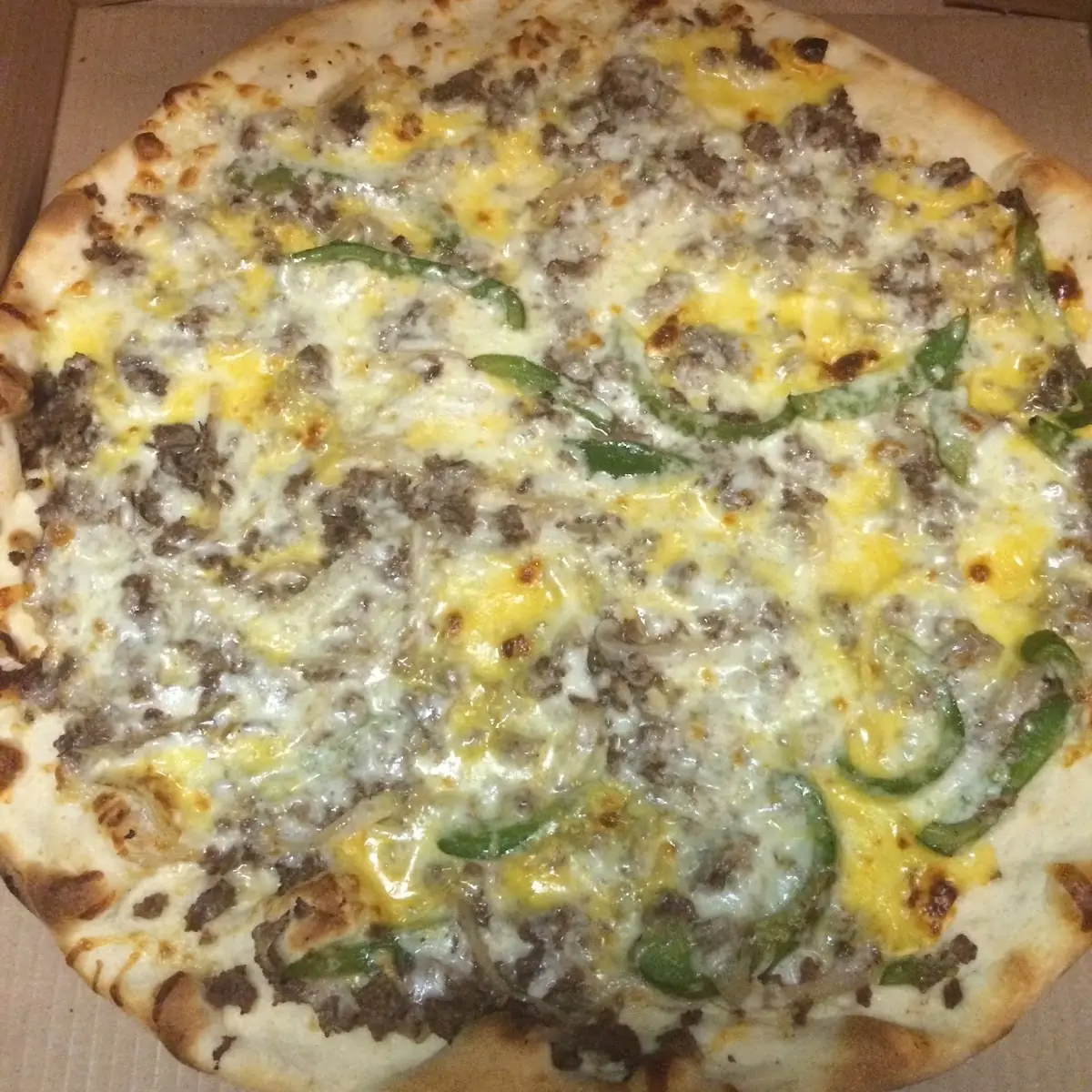 Philly Cheesesteak Pizza