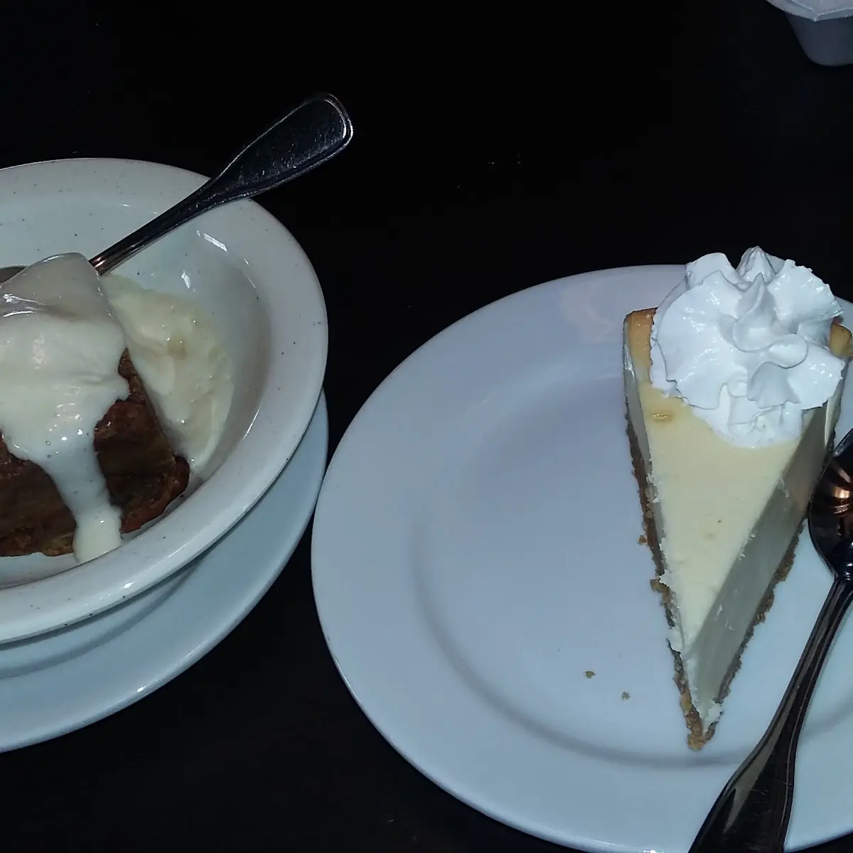 Cinnabon Bread Pudding & Cheese Cake