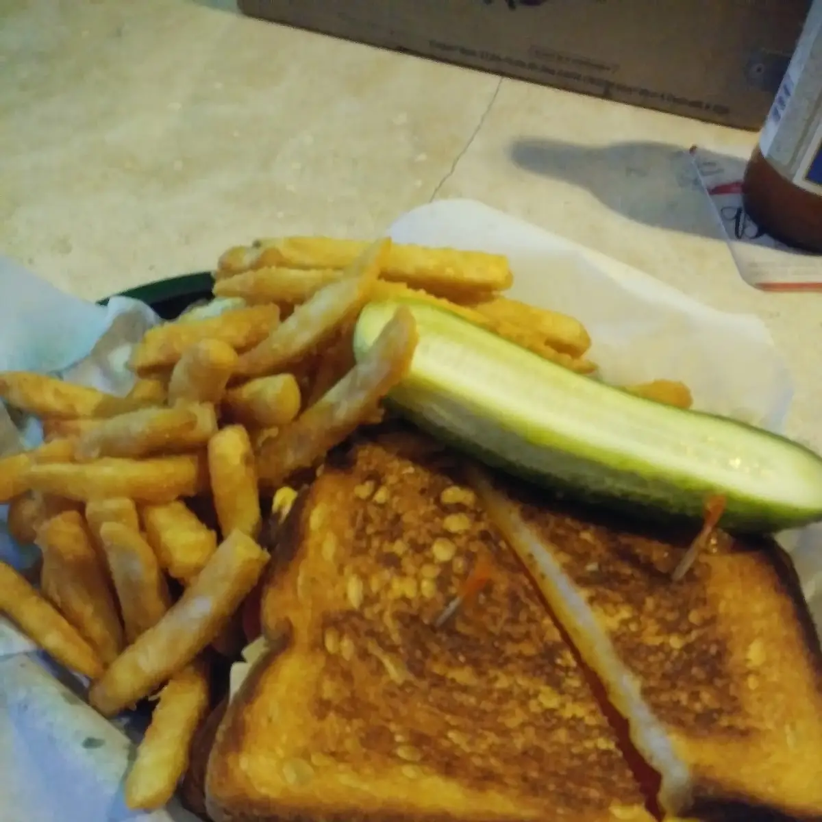 Triple Grilled Cheese