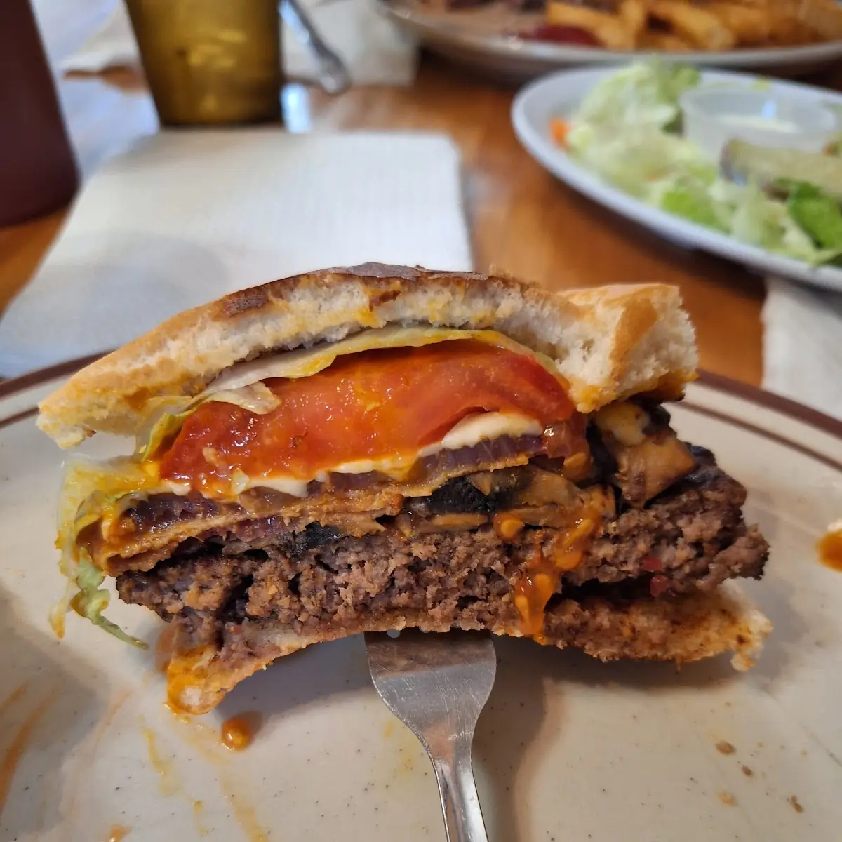 Burger and Fries