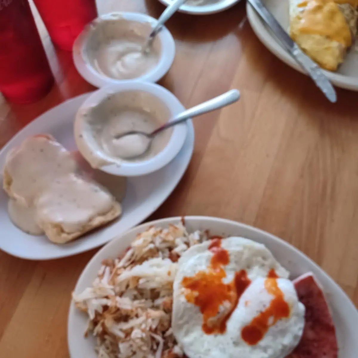 Ham Steak and Eggs