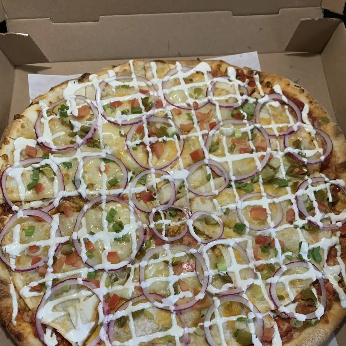 Chicken Quesadilla Pizza