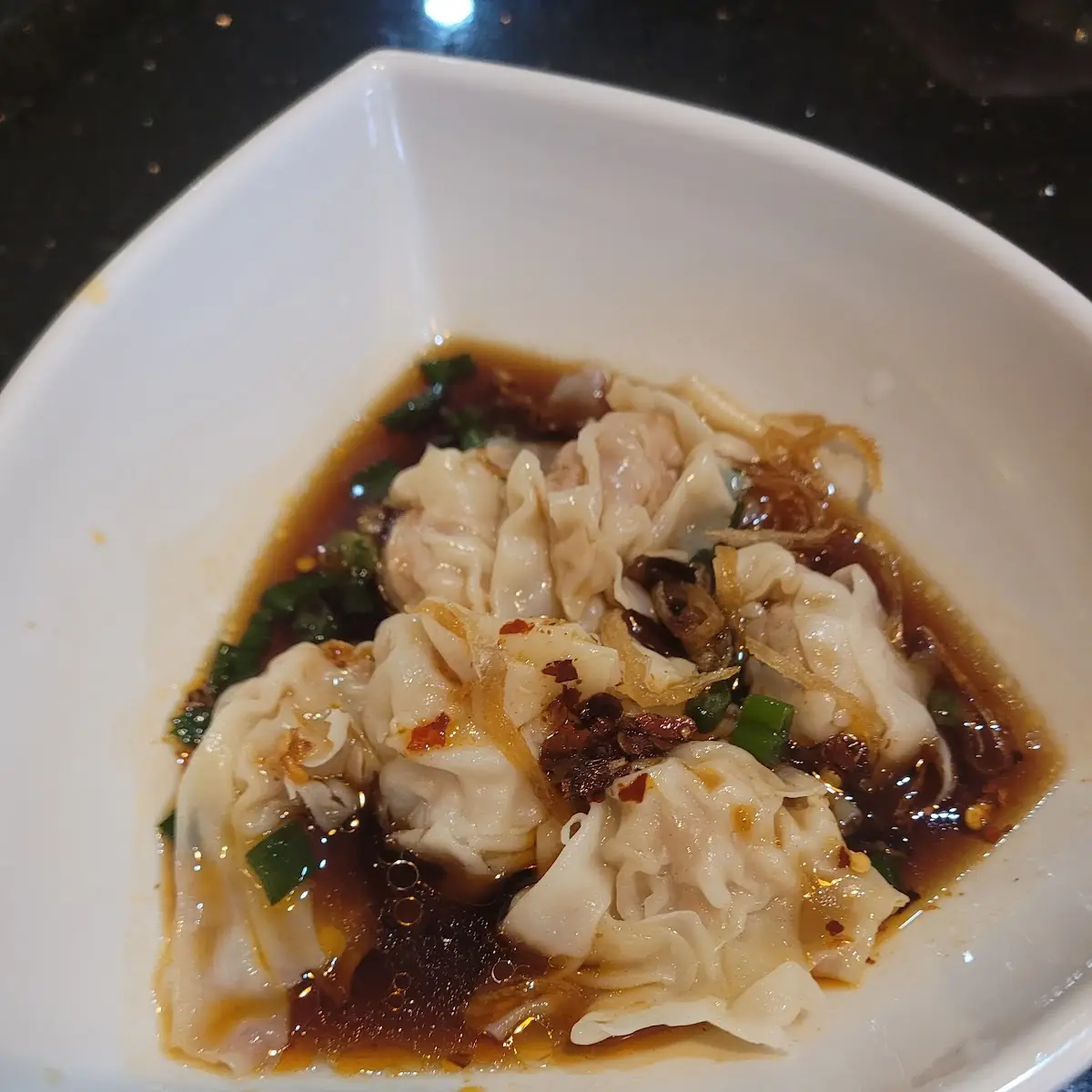 Wonton Chili Sauce with Sauté