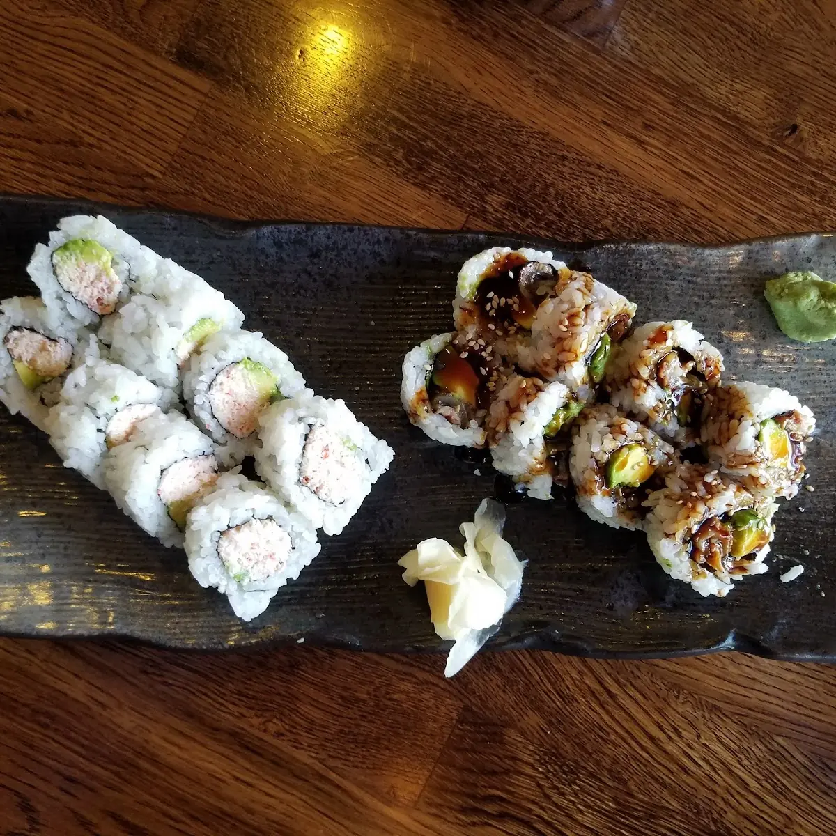 Real Kani Roll & Unagi California Roll