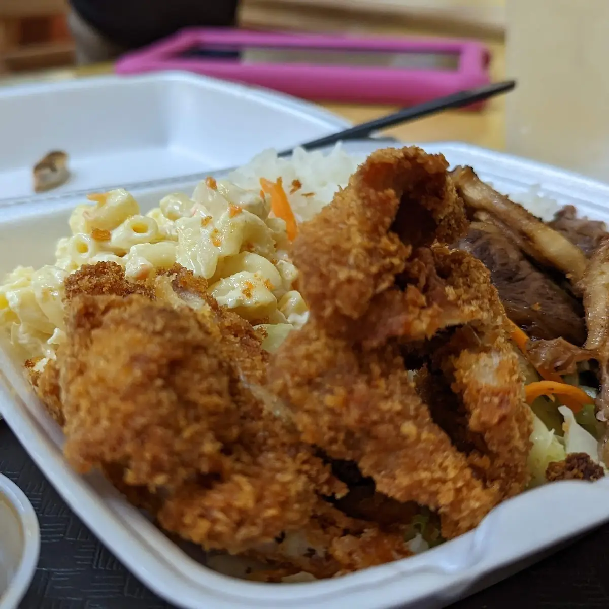 Katsu and Short Rib Plate
