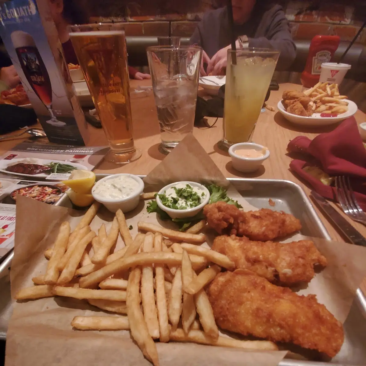 BJ's Brewhouse Blonde Fish 'N' Chips