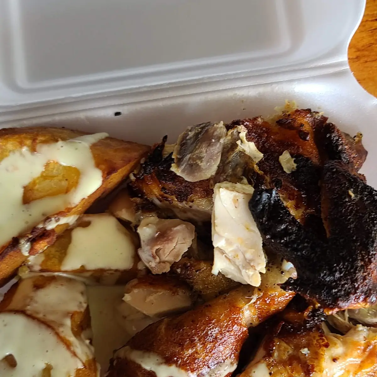 Pollo Asado Con Batata